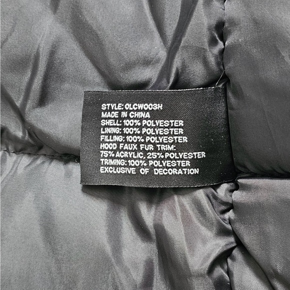 Canada Weather Gear Women’s Black Winter Parka Sz Small - Picture 7 of 7